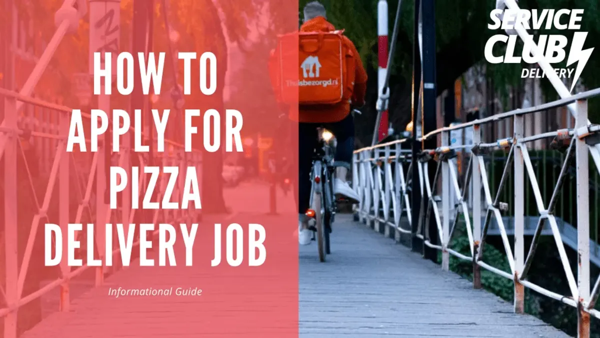 How To Apply For Pizza Delivery Job