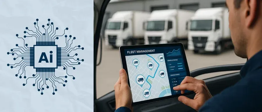 Illustration for: AI In Fleet Management