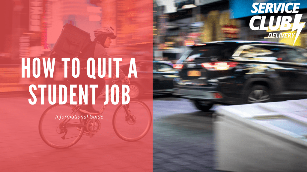 how to quit a student job