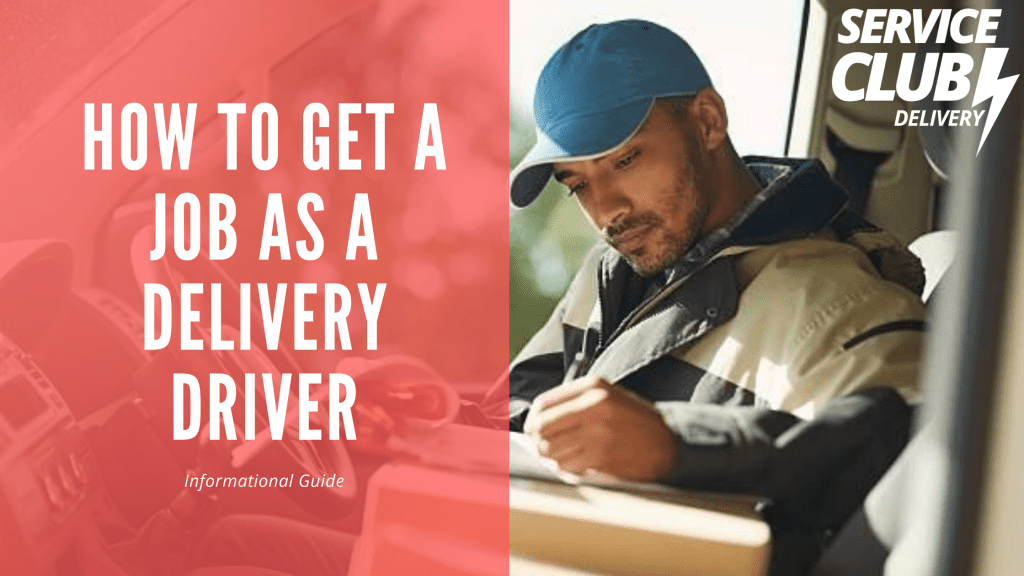 How to get job as delivery driver