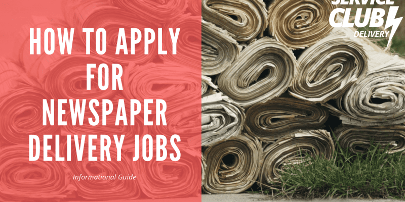 Newspaper Delivery Jobs