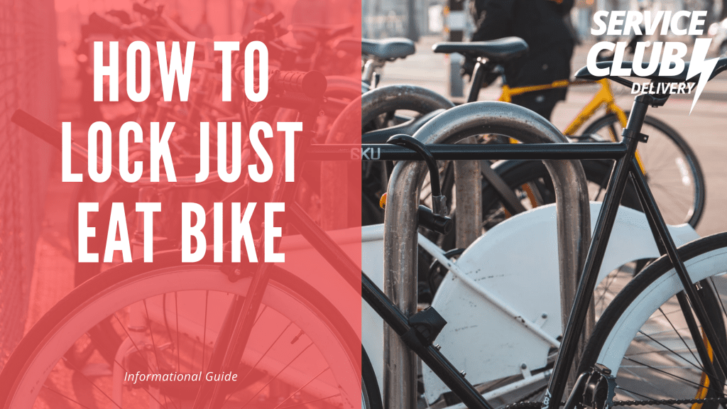 How To Lock Just Eat Bike service club