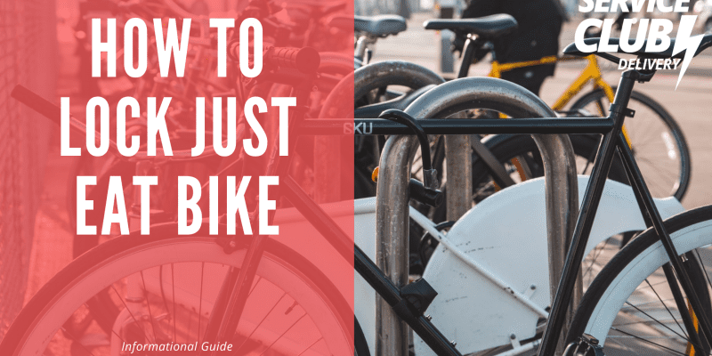 How To Lock Just Eat Bike service club