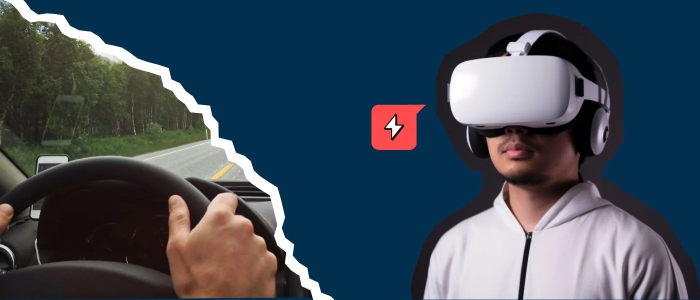 VR delivery driver training